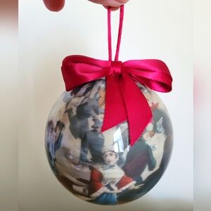 Christmas vintage 1991 ornament. Currier & Ives